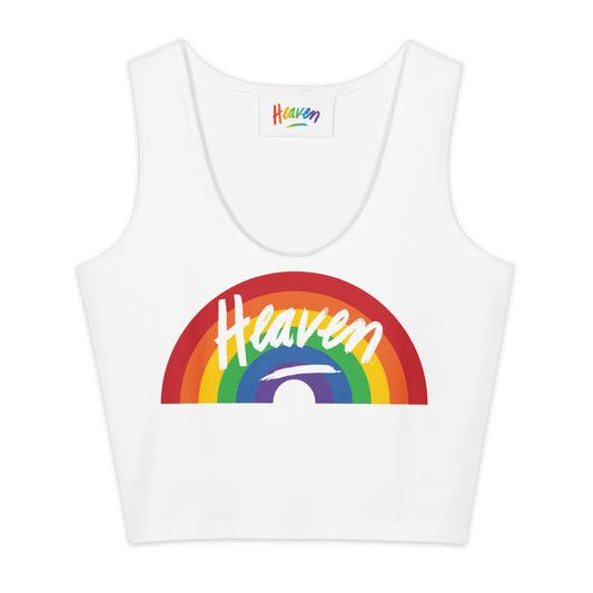 Rainbow Cotton Crop Top